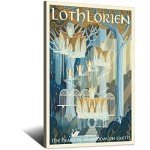 Vintage Lothlorien Travel Poster - Anime Wall Art