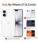 FEWGEY for 17 Case Anime Compatible with Magsafe, Silicone Black Cute Japanese Anime Design Magnetic Shock Proof Heavy-Duty Protection Phone Case for Men Boys Women Girls