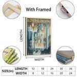 Vintage Lothlorien Travel Poster - Anime Wall Art