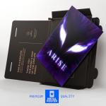 Displate Metal Poster Solo Leveling - Arise - Eyes of The Abyss - Metal Sign Anime Canvas Print - Collectible Gift - Premium Wall Decorations Room Decor Gifts Movie Posters - 12.6x17.7 in