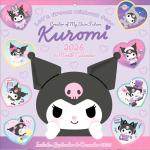 Pyramid International KUROMI (Dream Without Fear) 2026 Square Wall Calendar – Official 16-Month Sanrio Calendar with Bold Art – Kawaii Gift for Fans of Japanese Pop Culture & Anime