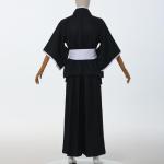 GRACEART Traditional Samurai Hakama Uniform Kurosaki Cosplay Costume Outfit Black Cloak Kimono