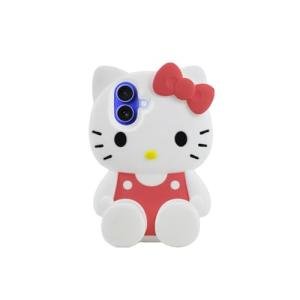CLQLC Anime Cat Soft Silicone Case for iPhone 16,Fashion Kawaii Soft Silicone Animal tective Gel Shockof Gel Back Cover