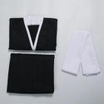 GRACEART Traditional Samurai Hakama Uniform Kurosaki Cosplay Costume Outfit Black Cloak Kimono