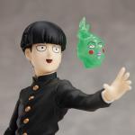 YLQANONG Mob Kageyama Shigeo Figures Interchangeable Heads Mob Anime Figure Statues PVC Anime Action Figurine 6.3IN