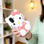 CLQLC Anime Cat Soft Silicone Case for iPhone 16,Fashion Kawaii Soft Silicone Animal tective Gel Shockof Gel Back Cover