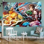 Timimo Japanese Anime Tapestry Wall Art 78.7x59