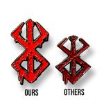 Berserk pin the Brand of Sacrifice pin berserk curse mark pin guts pin enamel (TheBrandofSacrifice)