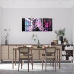 Erosebridal Japanese Anime Canvas Wall Art, Anime Girl Artwork Posters Kawaii Japanese Style Picture Wall Decor Cartoon Japan Animation Painting For Boys Teens Adult Living Room Decor 12"X 16"