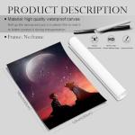 Anime Demon Slayor Poster For Kids Room Bedroom Wall Decor-Anime Lovers Posters Canvas Art Print Manga Picture For Teen Fans Girls And Boys Birthday Gifts