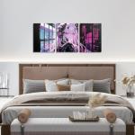 Erosebridal Japanese Anime Canvas Wall Art, Anime Girl Artwork Posters Kawaii Japanese Style Picture Wall Decor Cartoon Japan Animation Painting For Boys Teens Adult Living Room Decor 12"X 16"