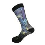 Japanese Warrior Fighting Giant Salamander Unisex Adult Fun Cool 3D Print Colorful Athletic Sport Novelty Crew Tube Socks