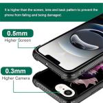 CARLOCA for iPhone 16e Case, Ultra Protection Shockproof Soft Silicone TPU Non Slip Back for Boy Girl Pattern Purple Anime Face