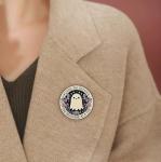 Cute Ghost Enamel Pin Butterfly Flower Round Brooch for Women Men Cartoon Novelty Living the Dream! One Nightmare at a Time Lapel Pins Badge Halloween Bag Jacket Backpack Hat Clothes Accessories