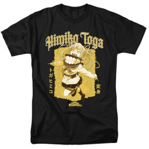 My Hero Academia Hard Rock Himiko Toga Unisex Adult T Shirt, Black, Medium