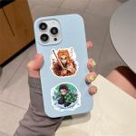 100pcs Japanese Demon Manga Slayer Stickers Mixed Pack,Lovely Cartoon Characters Decals Cartoon Anime Sticker for Kids Teens Waterproof Stickers for Water Bottle Laptop Skateboard Guitar (GM100)