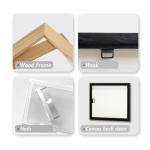 Japanese Wall Art Prints，Japan Neon Posters Abstract Illustration Wall Decor，Anime Tokyo Night Streets Poster Picture Canvas Art Painting For Living Room Bedroom Wall Decor 12x16 Inch