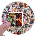 100pcs Japanese Demon Manga Slayer Stickers Mixed Pack,Lovely Cartoon Characters Decals Cartoon Anime Sticker for Kids Teens Waterproof Stickers for Water Bottle Laptop Skateboard Guitar (GM100)