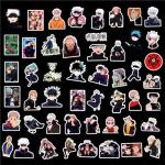50Pcs Manga Jujutsu Kaisen Stickers Mixed Pack Cool Movie Cartoon Anime Stickers Decorative Sticker for Teens Adults Waterproof Sticker for Water Bottle Laptop (ZSHZ)