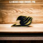 FAIRY TALE PIN EMAMEL FAIRYTAIL PIN FAIRY TAIL EMBLEM FAIRYTAIL SYMBOL FAIRY TAIL MERCH FAIRY TAIL MERCH FAIRTAIL GIFT (BLACK)