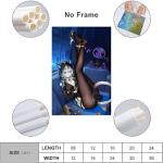 Art Posters of A Girl with Handcuffs on Her Feet, Sexy Anime Poster Canvas Prints Living Room Decor Poster 24x36inch(60x90cm)