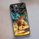 Akatxezy Vibrant Anime Manga Phone Case for iPhone 17 Pro Max, Tempered Glass with Vivid Colors & Detail Design