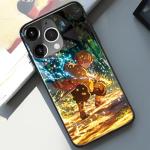 Akatxezy Vibrant Anime Manga Phone Case for iPhone 17 Pro Max, Tempered Glass with Vivid Colors & Detail Design