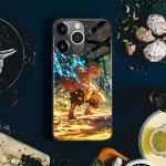 Akatxezy Vibrant Anime Manga Phone Case for iPhone 17 Pro Max, Tempered Glass with Vivid Colors & Detail Design