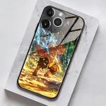 Akatxezy Vibrant Anime Manga Phone Case for iPhone 17 Pro Max, Tempered Glass with Vivid Colors & Detail Design