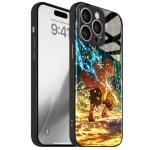 Akatxezy Vibrant Anime Manga Phone Case for iPhone 17 Pro Max, Tempered Glass with Vivid Colors & Detail Design