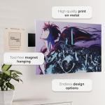 Displate Metal Poster Solo Leveling - Key Arts - Sung Jinwoo - Metal Sign Anime Canvas Print - Collectible Gift - Premium Wall Decorations Room Decor Gifts Movie Posters - 12.6x17.7 in