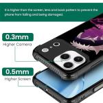 CARLOCA for iPhone 17 Pro Max Compatible with Magsafe Case for Girl Boy Shockproof Soft Silicone Protection Magnetic Charge Fashion Pattern Purple Anime Face