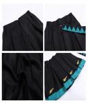 ZEROGOO Anime Cosplay Costume Outfit Top Skirt Full Set Women Halloween Costume (Gray-black, X-Small)