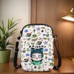 WCGXKO Anime Inspired Messenger Bag Animated Movie Themed Zipper Crossbody Bag For Fans (POISON CR)