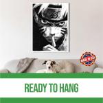 Nar ruto Canvas Wall Art Decor by BCB Print | HD Printed & Wooden Framed Wall Art | Modern Wall Decor for Bedroom, Living Room, Office, Kids Room | Made in USA | 12"x16" Set of 1