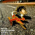 Spike Pin Enamel Cowboy bebop Pins Enamel Cowboy bebop poster Pin Spike enamel Pin cowboy bebop manga pin (Swordfish)