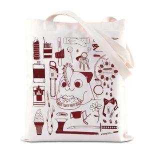 FOTAP Cartoon Inspire Shoulder Bag Demon Dog Lover Merch Tote Bag Anime Manga Gift Bloody Puppy Fan Gift (WINNER T)