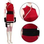 AIUKAKP Anime Cosplay Costume Anime Dress Red Cosplay Ouftits With Wig Halloween Women