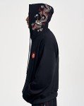 Dragon Embroidered Streetwear Hoodie for Men
