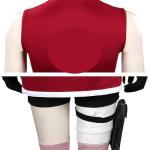 AIUKAKP Anime Cosplay Costume Anime Dress Red Cosplay Ouftits With Wig Halloween Women