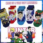 Bioworld Hunter x Hunter Socks Adult Characters Anime No Show Low Cut Mix And Match Ankle Socks 5 Pairs