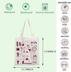 FOTAP Cartoon Inspire Shoulder Bag Demon Dog Lover Merch Tote Bag Anime Manga Gift Bloody Puppy Fan Gift (WINNER T)