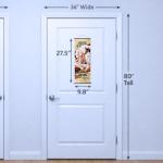 One Piece Anime Wall Scroll, Japanese Version Wanted Posters Collection, Decorative Art Print with Hanging Accessories, 27.5" L x 9.8" W (Luffy)