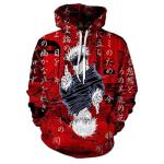 Gojo Satoru Hoodie Costume Cosplay Sweatshirt Sweater 3D Novelty Hooded Pullover for Men Women