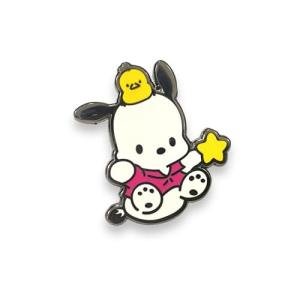 KOZUKI White Star Anime Dog Pin, Hard Enamel, Small