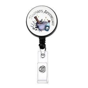 MAOFAED Anime Inspired Gift, Anime Theme Badge Reel for Fans, Manga Lovers Gift, Manga ID Holder, Animes Girl Gift (maoApothecary)