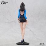 Wahohousee Anime Girl Figure 1/6 Scale 11.02in Professional Attire Cute Figures with Warm-Sensitive Paint & Shimmering Clothing, Desktop Figurine PVC Collection Model, Anime Fans Workplace Decor