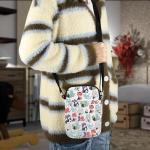 MNIGIU Funny Anime Character Crossbody Bag Anime Manga Inspirational Gift Reading Gifts Anime Lover Shoulder Bag