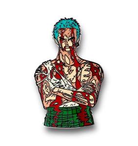 ZORO PIN Large zoro enamel pin zoro merch zoro decal zoro enamel pin zoro badge (Black NTH)