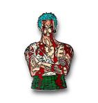ZORO PIN Large zoro enamel pin zoro merch zoro decal zoro enamel pin zoro badge (Black NTH)